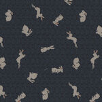 Sevenberry Japanese Traditional Pattern Rabbits 60670 Colour 104 Indigo.