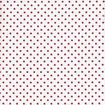 Sevenberry Made in Japan 88190 col 42. Design 2 .16th" Red Spot On White.