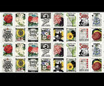 Sewing Seeds lll J. Wecker Frisch for Riley Blake Seed Packets CD15683 Col. Whit