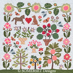 Somerset Designs The Dog & The Horse Pattern by Karen Styles.