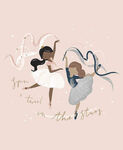 Spin and Twirl by Riley Blake Ballerina Panel 39" x 42" Patt. SC11615 Colour  Pi