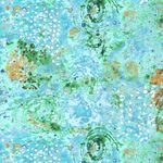 Spotted Graffiti By Marcia Derse For Windham Fabric 52814D-4 Aqua.