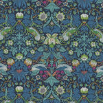 Strawberry Thief Liberty Tana Lawn Width 53" 03635061J Color Navy/Blue.