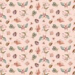 Swan Song by Rae Ritchie for Dear Stella Fabrics DS DRR3163 Salmon.