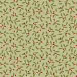 TILDA Merry Little Christmas by Tone Finnanger 100633 Mistletoe Pistachio.