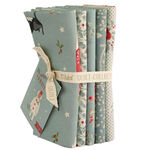 TILDA Merry Little Christmas by Tone Finnanger 300243 FQ Bundle 5 Duck Egg .