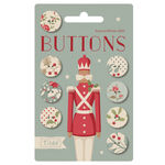 TILDA Merry Little Christmas by Tone Finnanger Buttons 40072 Card 8.