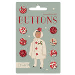 TILDA Merry Little Christmas by Tone Finnanger Buttons 40073 Card 8.