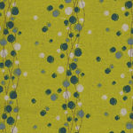 Tayutou For Kokka Fabrics Cotton/Linen Blend Teal/Chartreuse