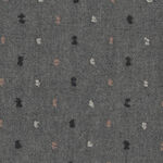 Textile Pantry by Junko Matsuda Japanese Woven Fabric 21-0001-3 Color E Charcoal