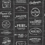 The Print Shop By Sweetwater For Moda Fabrics M5740-33 Text.
