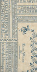 Threads That Bind by Blackbird Designs for MODA M28000 21 Sampler Blue.