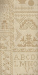 Threads That Bind by Blackbird Designs for MODA M28001 11 Sampler Cream.