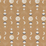 Through The Woods By Sweetfire Road For Moda M43116-13 Golden Yellow Moon Phases