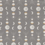 Through The Woods By Sweetfire Road For Moda M43116-16 Flint Moon Phases. 