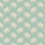 Tilda Sunday Brunch by Tone Finnanger 100581 White Flower Teal.