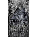 Timeless Treasures Wicked Haunted House Panel 24" x 42" Digital 8639. Halloween.