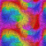 Timeless Treasures Wildcat Digital CD3038 Pattern Fleur Color Multi Bright .
