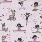 Timeless Treasures of SoHo Digital CD2508 Pattern Kidz Colour Pink.