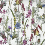 Tina's Wildflowers by Leto for Clothworks Digital Y3965 Color 1 White.