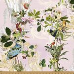 Tropic Walk Hoffman Spectrum Print 5445 201 Champagne Blush.