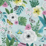 Tropical Menagerie by Sharon Lee for StudioE 7380 011 Seaglass.