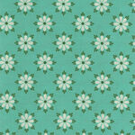 True Kisses Darling by Heather Bailey For FIGO Fabrics 90368 Col 65  Turquoise.