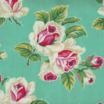 True Kisses by Heather Bailey For FIGO Fabrics 90364 Col 64 Turquoise.
