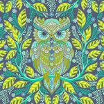Tula Pink Full Moon Forest 2 for Free Spirit PWTP244. Starlight Hootie Patootie.