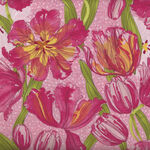 Tulip Tango By Robin Pickens For Moda Fabric M48710-17 Pink .