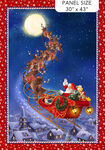 Twas The Night Before Christmas By Northcott Panel 30" x 43" DP27020-48 Indigo M