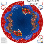 Twas The Night Before Christmas By Northcott Tree Skirt Panel 43" Diameter DP270