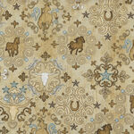 Unbridled by QT Fabrics 1649-24694-A Beige.