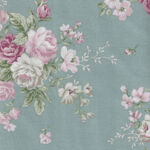 Vintage Roses by Stoffabrics Printed In Japan 4500 522 Blue.