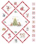 Warm Wishes Christmas Panel From Maywood Studios Fabric 28" x 42" 6310 Ultra Whi