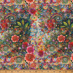 Whimsical Flower Garden By Hoffman Fabrics HW5536-130 Multi.