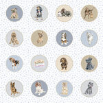 Whiskers & Paws by Wrendale Designs & Maywood Panel 26"x42" 10413 Col.2.