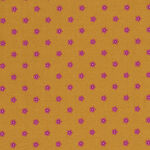 Wild Abandon By Heather Bailey for FIGO Fabrics 90898 Color 52 Mustard.