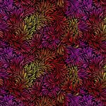 Wildcat by Chong-A Hwang for Timeless Treasures Patt# Fleur-CD3039 RED.