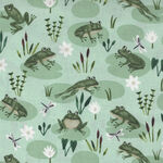 Woodland Wander by Rebecca Jones for Clothworks Y2592 Col. 109 Frogs.