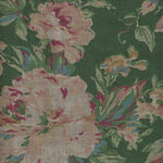 Yuwa by Kono Sanae Made in Japan Pure Linen Roses KS449879 Colour D Green