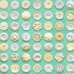  Flea Market Mix Buttons By Cathe Holden For MODA Fabrics MD7356 25 Green.